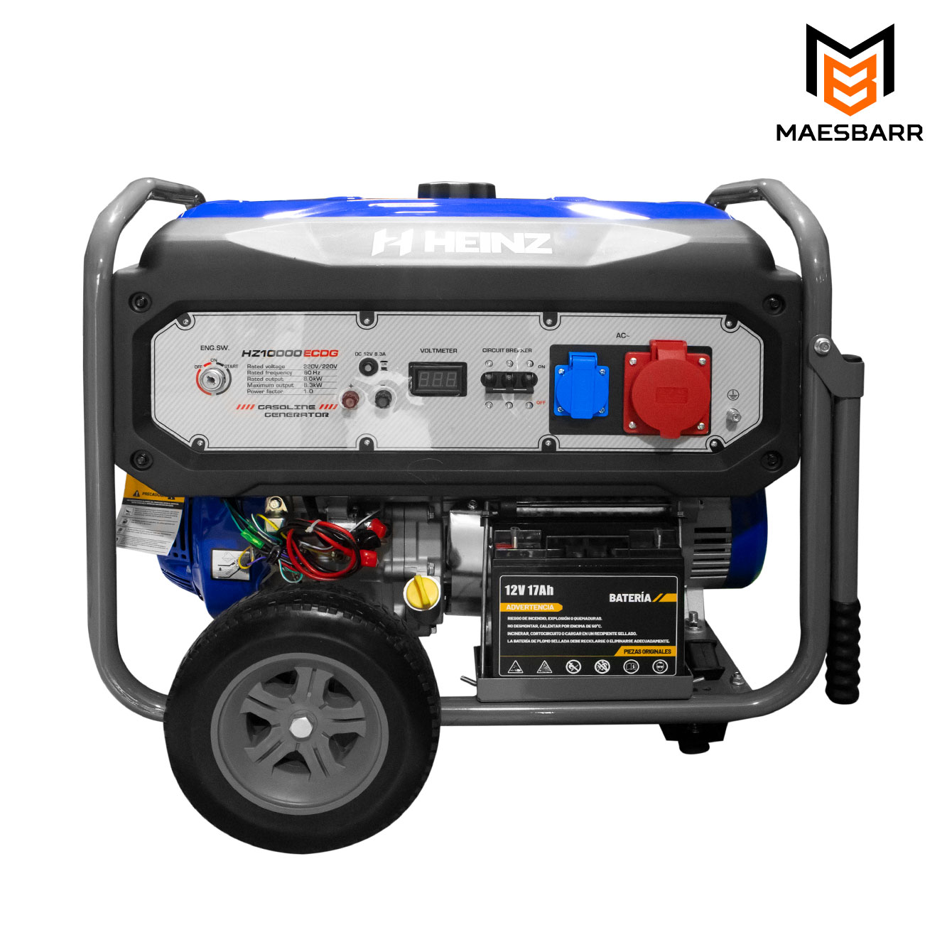 GENERADOR GASOLINERO TRIFÁSICO 8.0/8.3KW-18HP