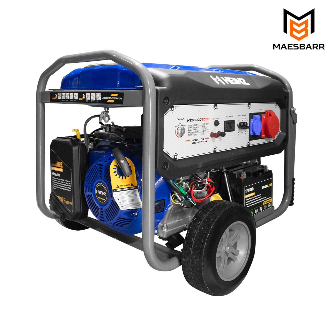 GENERADOR GASOLINERO TRIFÁSICO 8.0/8.3KW-18HP